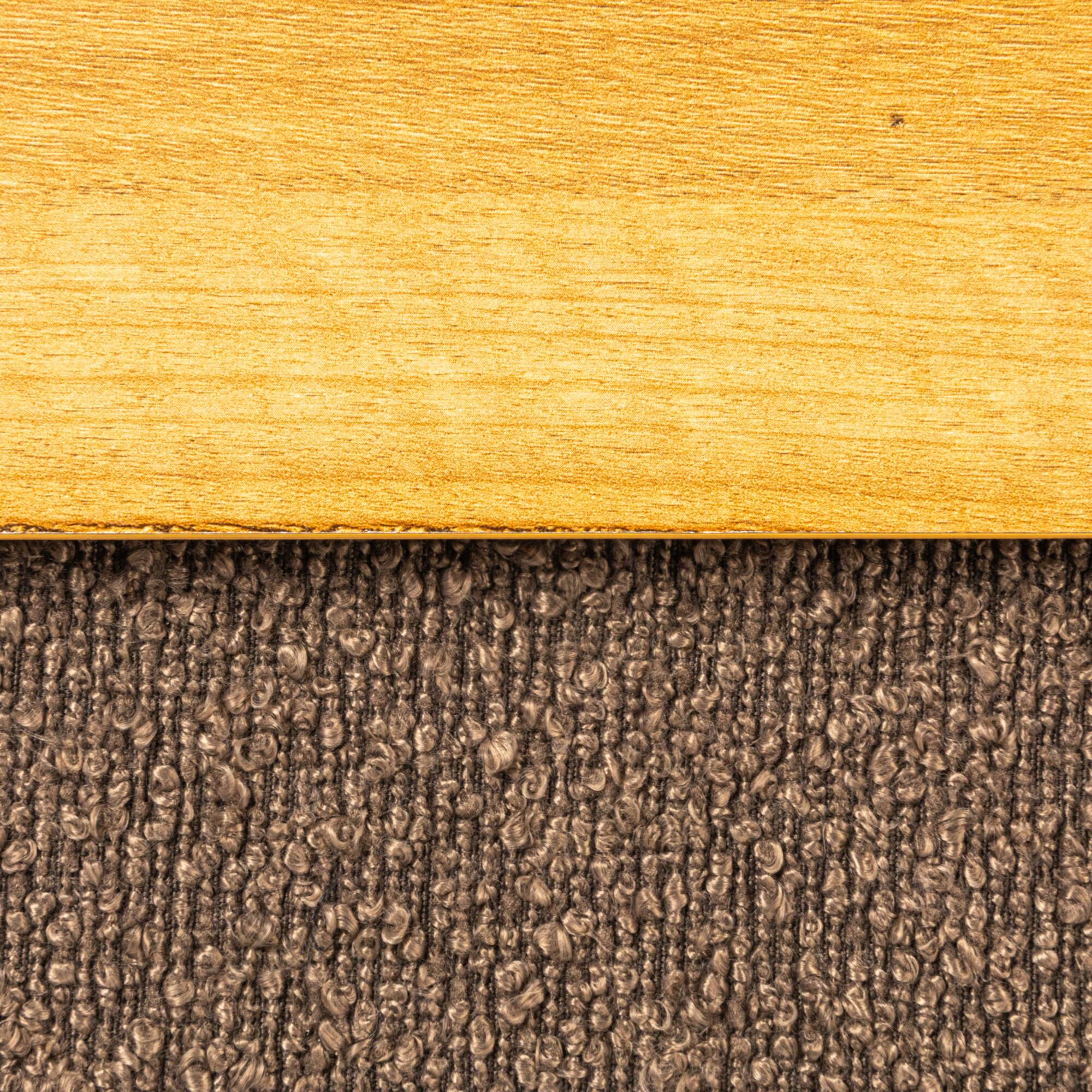 Household Essentials Versatile Boucle Ottoman with Hidden Storage